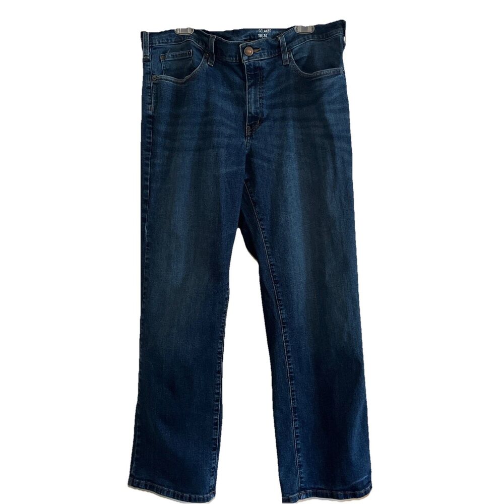 Sonoma Good For Life Blue Jeans Men's 38x30 Relaxed Fit Mid Rise Casual Work